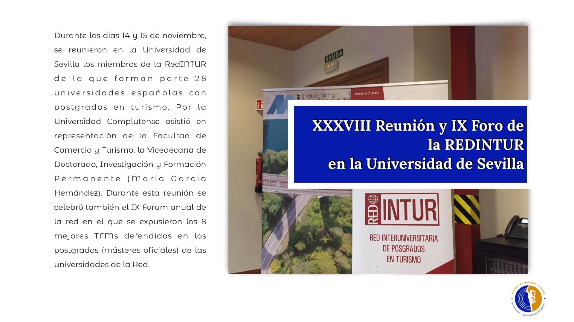 XXXVIII Reunión y IX Foro de la REDINTUR en la Universidad de Sevilla - 4