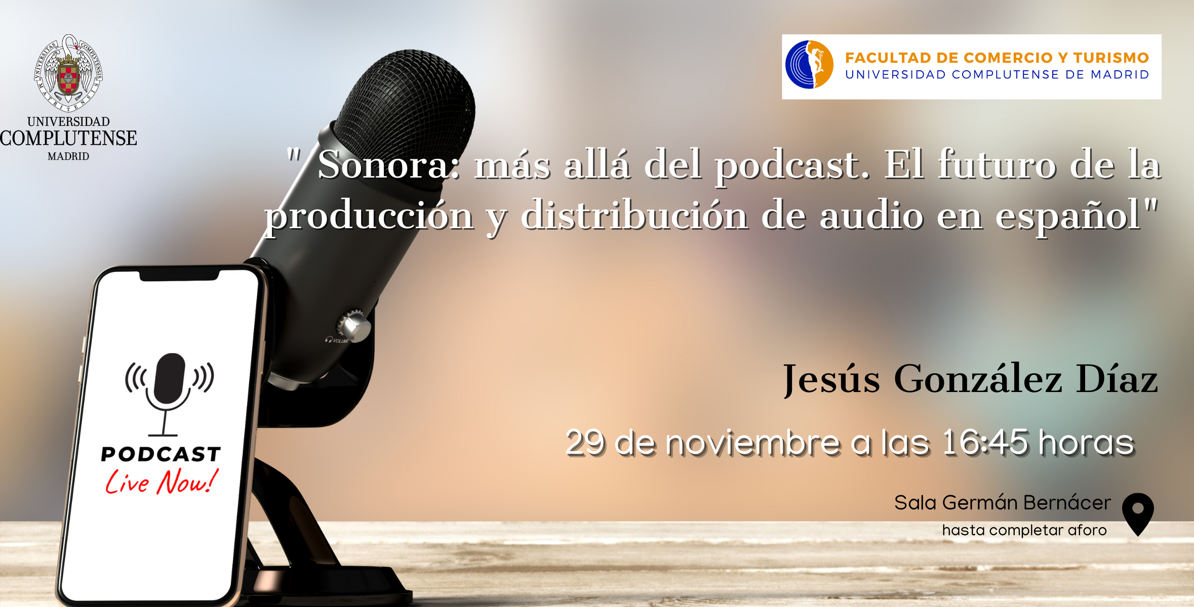 Sonora: más allá del podcast. El futuro de la producción y distribución de audio en español
