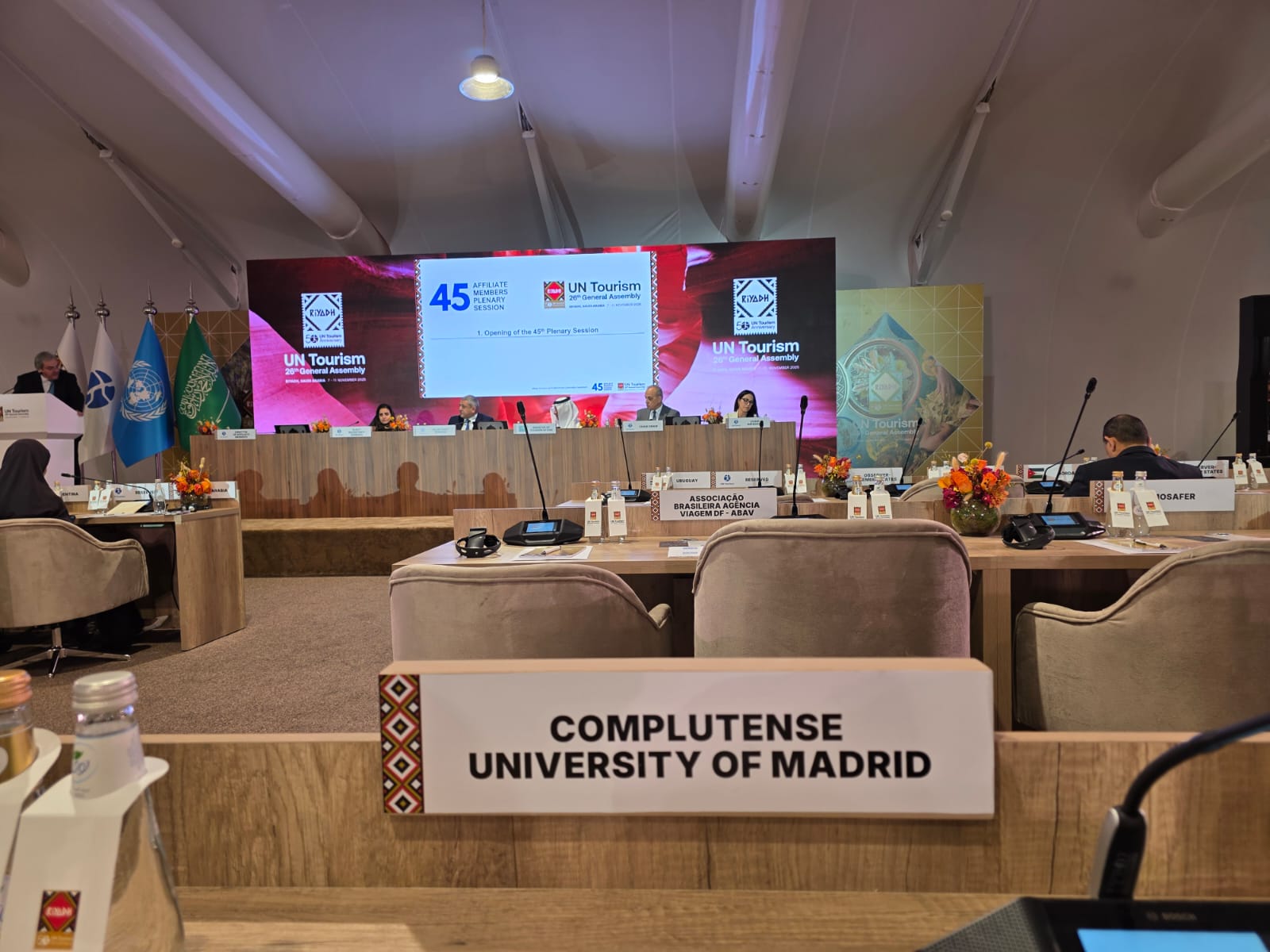 La Facultad de Comercio y Turismo en la 26th Asamblea General de ONU Turismo - 2