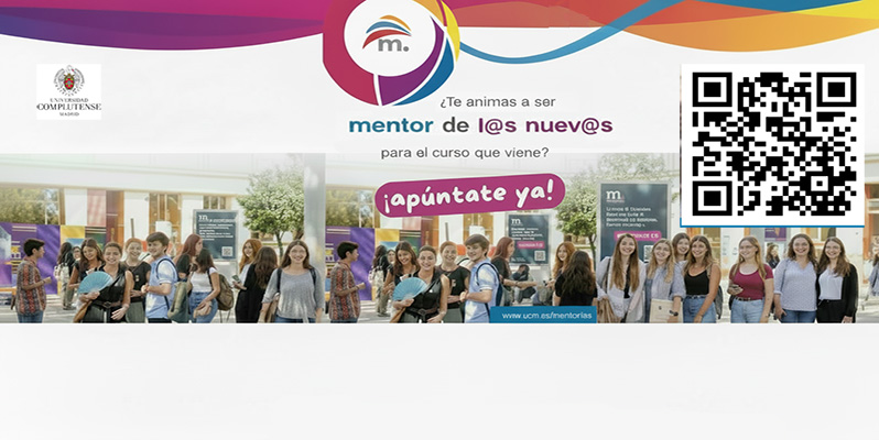 Abierta la convocatoria de mentores y mentoras UCM para el curso 2026/2027